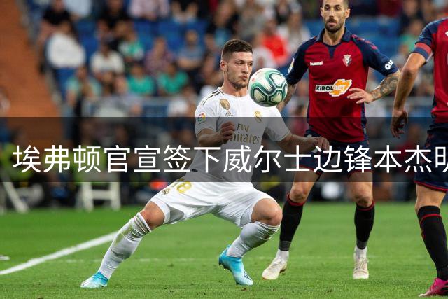 埃弗顿官宣签下威尔士边锋本杰明·约翰逊